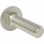 BSC PREFERRED 18-8 Stainless Steel Square-Neck Carriage Bolt 5/16-18 Thread Size 1-1/4 Long, 10PK 92356A589